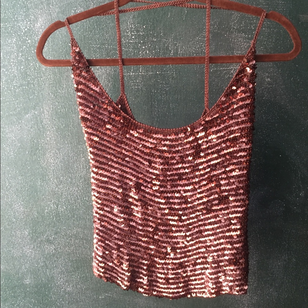 J Crew Sequin Top